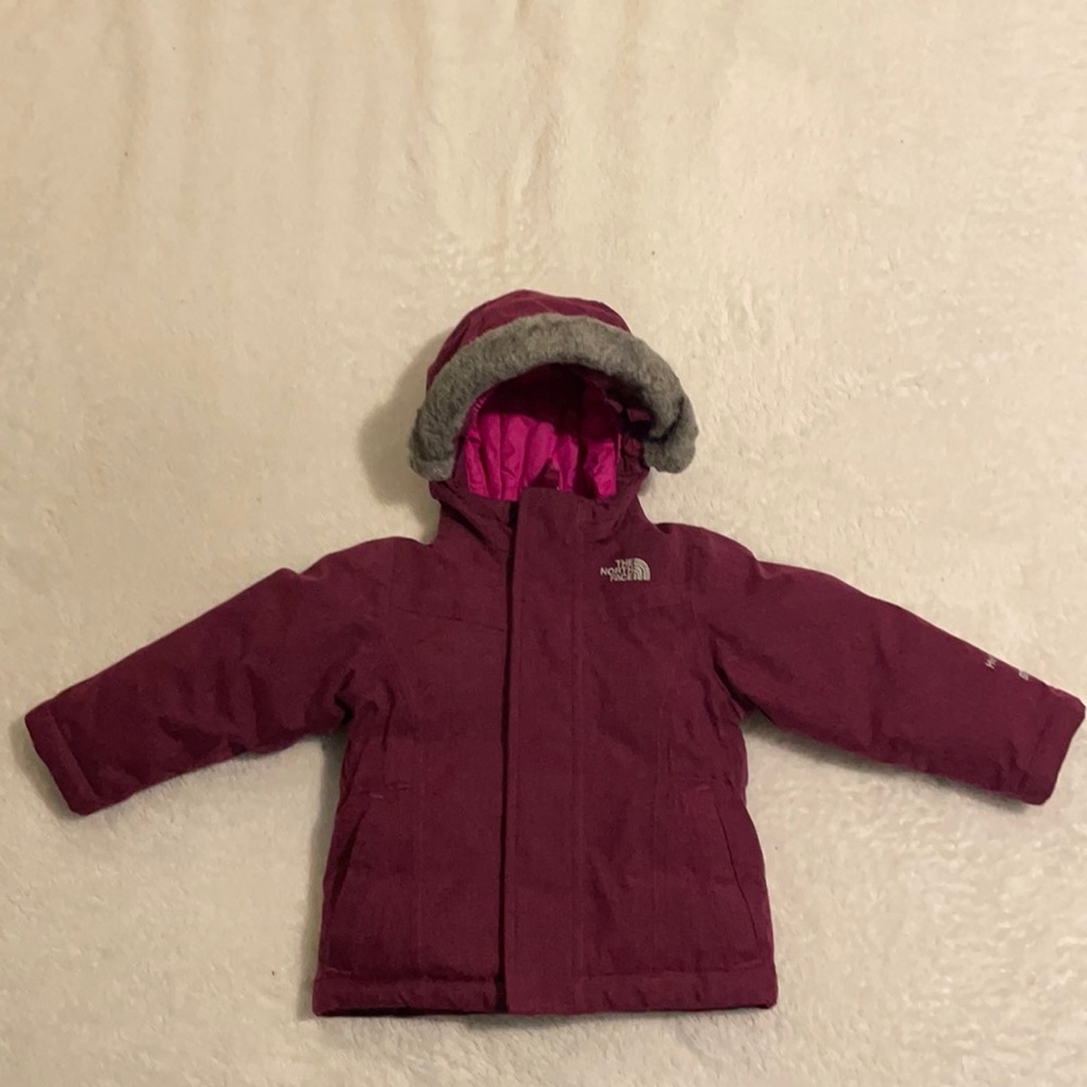 North face HyVent 550 Toddler girls down jacket.